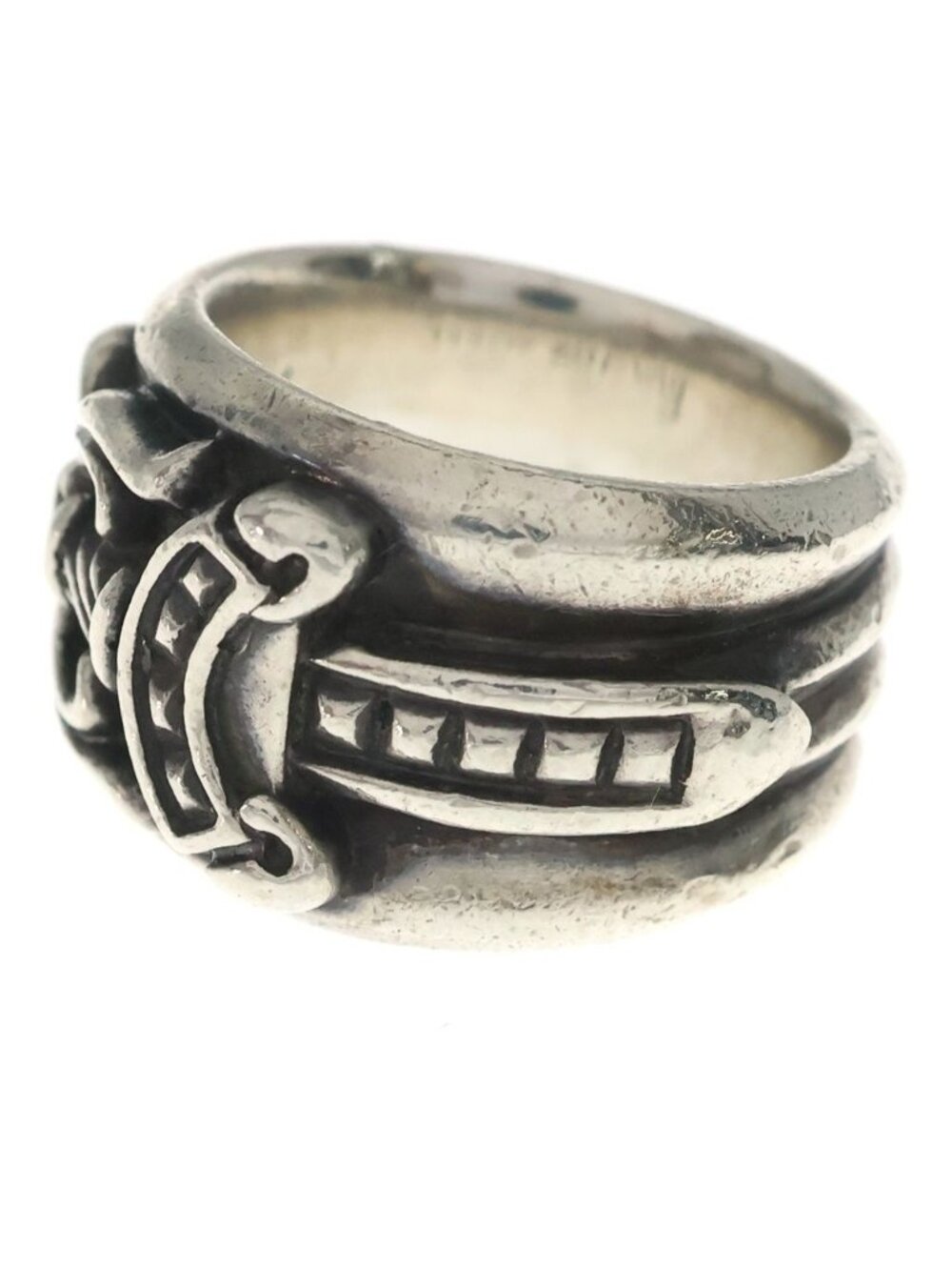 Chrome Hearts Dagger Ring Silver